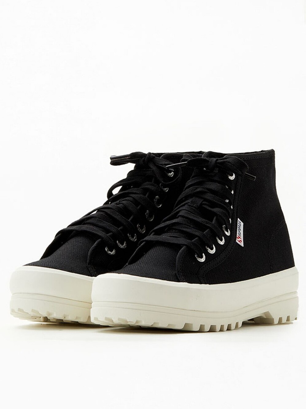 Superga Black High Top Ankle Sneakers Size 9.5
